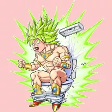 Body bébé (Filles) Broly « Super grosse Commission millénaire ! » – Parodie Dragon Ball Super