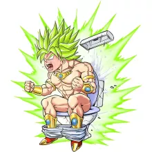 Gorra Niño e Niña Broly Supersaiyajin – Parodia de Dragon Ball Super