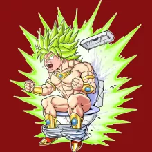 Broly Super-Saiyajin Mütze – Parodie auf Dragon Ball Super