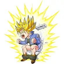 Trunks Super Saiyan Mok – Dragon Ball Super parodie