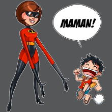 Casquette Elasticgirl « Super Maman !! » – Parodie One Piece