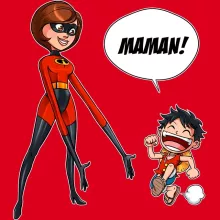 Mug Elasticgirl « Super Maman !! » – Parodie One Piece