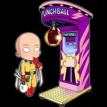 iPhone 11 mobiltelefonsskydd (Svart) - One-Punch Man parodi - Saitama - Saitama (Tryckt i Frankrike)