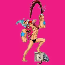 Franky Linne för kvinnor “Franky och Karl-Alfred” – Parodi One Piece