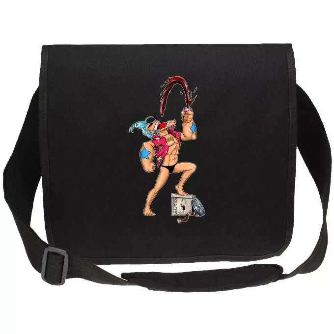Borsas a tracolla Canvas Paoridia One Piece Franky e Braccio di Ferro