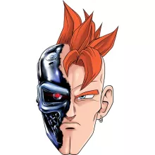 Android 16 Kid Cap “Android 16 and The Terminator” – Dragon Ball Z parody