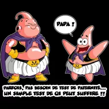 Fatinho de manga comprida para bebé – Dragon Ball Z de parodia