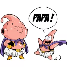 Affiche HD / Poster HD Boubou « Tel père tel fils (Version SD) » – Parodie Dragon Ball Z