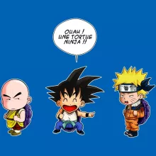 Sac à dos Enfant Sangoku « Tortue ninja !? » – Parodie Naruto