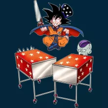 Son Goku Muts “Son Goku en Freezer” – Dragon Ball Z parodie