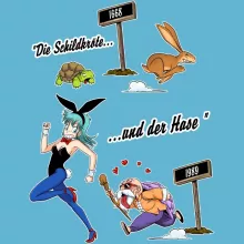Bulma Baby Strampler “Bulma und Muten Roshi” – Parodie auf Dragon Ball