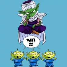 Piccolo Baby Strampler “Piccolo und die Aliens” – Parodie auf Toy Story