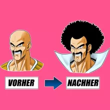 Nappa Mädchen Kinder Tank top “Nappa und Mr Satan” – Parodie auf Dragon Ball Z