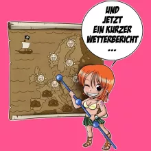 Nami Mädchen Kinder Tank top – Parodie auf One Piece