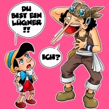 Lysop Mädchen Kinder Tank top – Parodie auf One Piece
