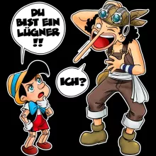 Lysop Damen T-shirt Tank top – Parodie auf One Piece