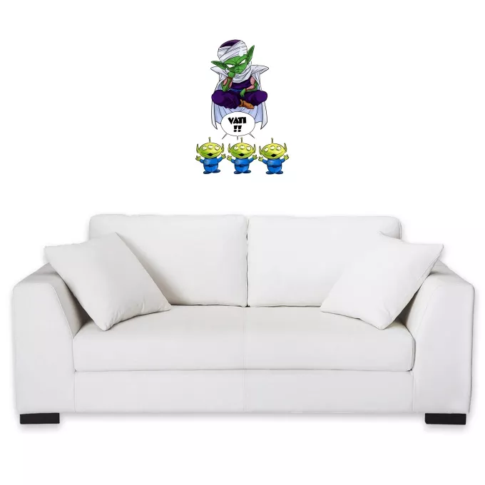 Wandsticker Parodie auf Toy Story Piccolo und die Aliens