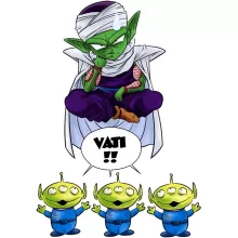 Piccolo totebag “Piccolo und die Aliens” – Parodie auf Toy Story