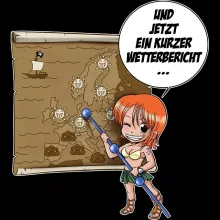 Nami Handyhülle – Parodie auf One Piece