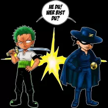 Lorenor Zorro Handyhülle – Parodie auf One Piece