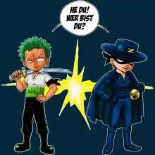 Lorenor Zorro Mütze – Parodie auf One Piece