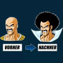 Nappa Mütze “Nappa und Mr Satan” – Parodie auf Dragon Ball Z