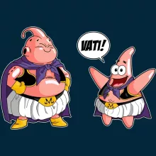 Majin Boo Mütze “Majin Boo und Patrick Star” – Parodie auf Dragon Ball Z