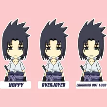 Sasuke Baby Bodysuit (Baby Girls) – Naruto parody
