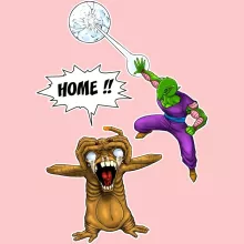 Piccoloand ET Baby Bodysuit (Baby Girls) “Piccoloand ET the Extra-Terrestrial” – Dragon Ball Z parody