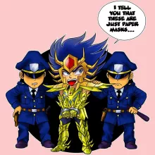 Cancer Deathmask Baby Bodysuit (Baby Girls) – Knights of the Zodiac - Saint Seiya parody