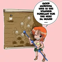 Nami Baby Bodysuit (Baby Girls) “Nami and Vivi” – One Piece parody