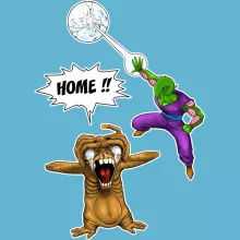Piccoloand ET Baby Bodysuit “Piccoloand ET the Extra-Terrestrial” – Dragon Ball Z parody