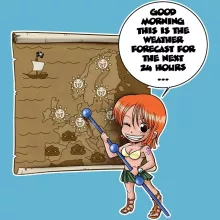 Nami Baby Bodysuit “Nami and Vivi” – One Piece parody