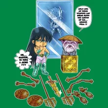 Dragon Shiryu Kid Cap “Dragon Shiryu and Libra Dohko” – Knights of the Zodiac - Saint Seiya parody