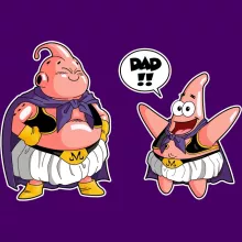 Majin Buu Cap “Majin Buu and Patrick Star” – Dragon Ball Z parody