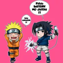 Sasuke Girls Kids Tank Top – Naruto parody