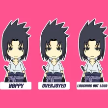 Sasuke Girls Kids Tank Top – Naruto parody