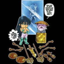 Dragon Shiryu Women's Tank Top “Dragon Shiryu and Libra Dohko” – Knights of the Zodiac - Saint Seiya parody