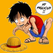 Luffy Cap “Luffy and Gollum - My Precious” – One Piece parody