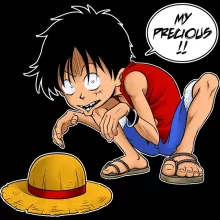 Luffy Cap “Luffy and Gollum - My Precious” – One Piece parody