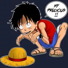 Luffy Hoodie “Luffy and Gollum - My Precious” – One Piece parody