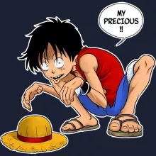 Luffy Hoodie “Luffy and Gollum - My Precious” – One Piece parody