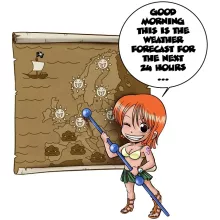 Nami Kids T-Shirt “Nami and Vivi” – One Piece parody