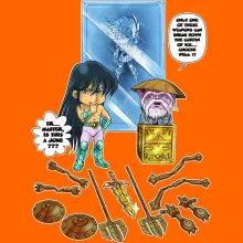 Dragon Shiryu T-Shirt “Dragon Shiryu and Libra Dohko” – Knights of the Zodiac - Saint Seiya parody