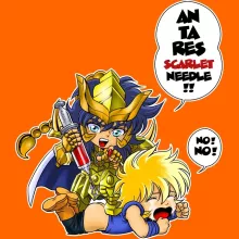 Maglietta – Parodia dei I Cavalieri dello zodiaco - Saint Seiya
