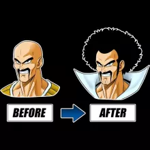 Mister Satan Phone Case “Mister Satan and Nappa” – Dragon Ball Z parody