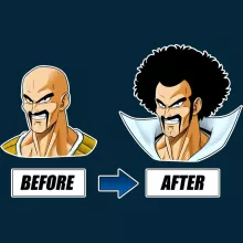 Mister Satan Beanie “Mister Satan and Nappa” – Dragon Ball Z parody