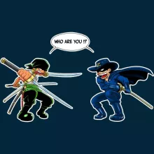 Roronoa Zoro Beanie “Roronoa Zoro Vs Zorro” – One Piece parody