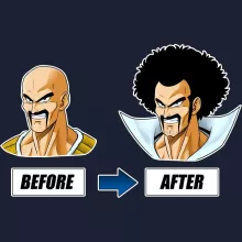 Mister Satan Hoodie “Mister Satan and Nappa” – Dragon Ball Z parody