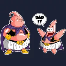 Majin Buu Hoodie “Majin Buu and Patrick Star” – Dragon Ball Z parody